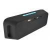 Ηχείο Φορητό Bluetooth HMC-S208 2x3W/4Ω με Ραδιόφωνο, Audio-In, Ανοιχτή Ακρόαση και Υποδοχή USB Μαύρο-Μπλέ